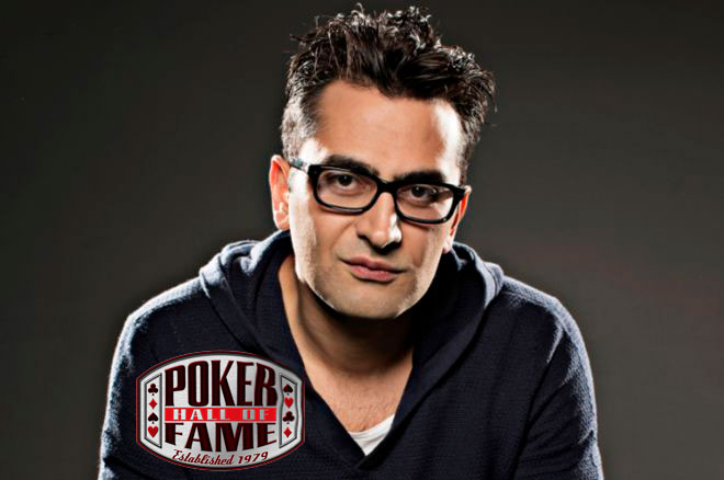 Антонио Эсфандиари в зале славы покера